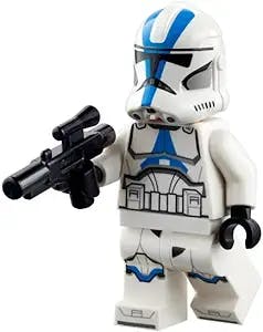 LEGO Star Wars - 501st Clone Trooper Minifigure Plus Bonus Blue Cape: A Mus