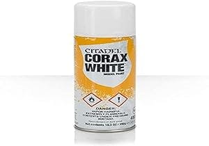 Games Workshop Warhammer 40,000 Citadel Corax White Spray Paint
