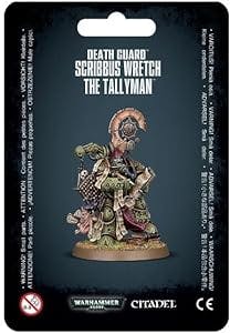 Death Guard Scribbus Wretch The Tallyman Miniature: Count Your Enemies and 