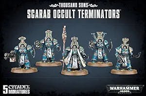 Games Workshop 99120102066" Thousand Sons Scarab Occult Terminators for ages 12 years to 99 years