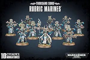 Games Workshop 99120102063" Thousand Sons Rubric Marines, Black, 12 years to 99 years