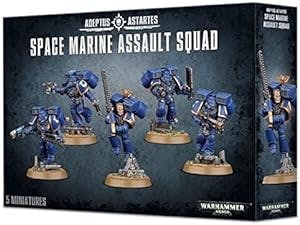 The Emperor Protects: Games Workshop Warhammer 40K Space Marines Assault Sq