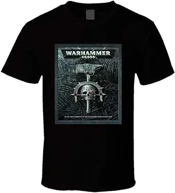 War Hammer Warhammer 40000 40k Video Game Logo T Shirt 2XL Black