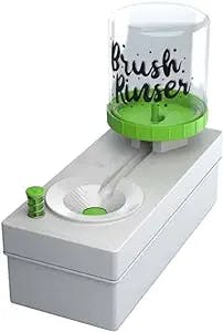 Brush Rinser,Brush Rinser Painting Paint Brush Cleaner Art Supplies Cleaning Running Water Cycle Paint Brush Rinser for Acrylic and Water Based Paints Tool (Green)