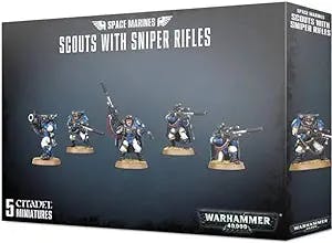 Space Marines Scouts with Sniper Rifles, Warhammer 40,000, Games Workshop