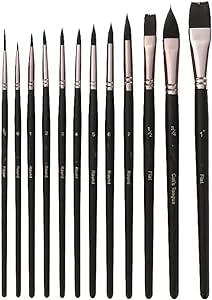 ZHUHW 12PCS Professional Watercolor Paint Brushes: The Perfect Tool for You
