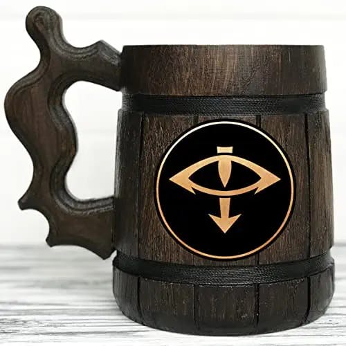 Eye of Horus Heresy Mug Warhammer 40k Wooden Beer Stein: A Must-Have for An