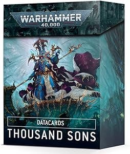 40K Warhammer Datacards - Thousand Sons