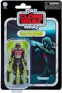STAR WARS The Vintage Collection Mandalorian Super Commando Toy, 3.75-Inch-Scale The Clone Wars Action Figure Kids Ages 4 and Up, Multicolored (F5634)