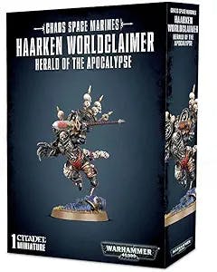 Warhammer 40k - Space Marine du Chaos Haarken Worldclaimer, Herald of The Apocalypse
