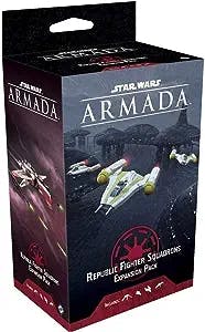 Star Wars Armada Republic Fighter Squadrons EXPANSION PACK | Miniatures Battle Game | Strategy Game for Adults and Teens | Ages 14+ | 2 Players | Avg. Playtime 2 Hours | Made by Fantasy Flight Games