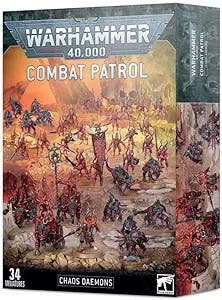 Games Workshop Warhammer 40,000 Combat Patrol Chaos Daemons Boxed Miniatures Set