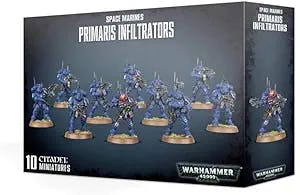 Games Workshop - Warhammer 40,000 - Space Marines Primaris Infiltrators, for Ages 14 and above