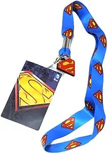 The Man of Steel Meets Your Keys: Bioworld Superman Logo Lanyard With Rubbe