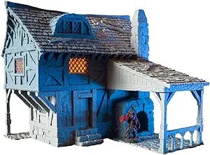 Blacksmith 28mm Scale Building for Medieval and Fantasy Village, DND Terrain 28mm for Dungeons and Dragons, D&D, Pathfinder, RPG, Age of Sigmar, Tabletop, Wargaming, Terrain Scenery, 3D Vikings