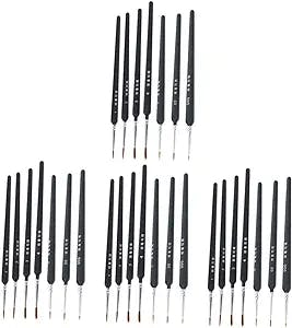 Operitacx 28 Pcs Langhao Hook Line Pen Makeup Brushes Set: The One-Stop Kit