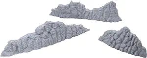 Tall Rock Formations, 3D Printed Tabletop RPG Scenery and Wargame Terrain for 28mm Miniatures
