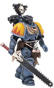 HUAXI DARK SOURCE(HAINAN)TECH JoyToy Warhammer 40K: Space Wolves Claw Pack Torrvald 1:18 Scale Figure