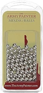 The Army Painter Paint Mixing Balls - Rust-Proof Stainless Steel Mixing Ball Ideal for Model Paint Mixer Bottle. 100 PCS Stainless Steel Mixing Paint Agitator Balls x 5.5mm/apr. 0.22” Paint Balls
