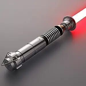 ZIASABERS Custom Saber | Realistic Metal Hilt Dueling Legacy Light Saber for Adults | RGB LED with 12 Preset Colors and Smooth Swing with Premium Sounds (Multi Color)