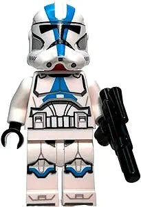 NA2 Lego Star Wars 501st Legion Clone Trooper Minifigure /w Blaster from 75280 1x Figure ONLY