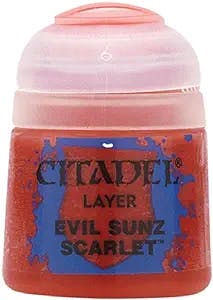 Citadel Pot De Peinture - Layer Evil Sunz Scarlet: A Bloody Great Paint