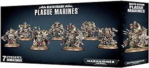 Games Workshop 99120102078" Death Guard Plague Marines Miniature, Black, 12 years to 99 years