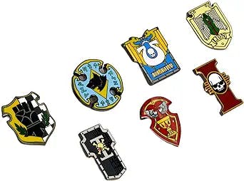Starforged Compatible with Warhammer 40k Heraldries of the Chapters theme colored shield Pin1 PC