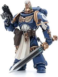 HiPlay JoyToy × Warhammer 40K Officially Licensed 1/18 Scale Science-Fiction Action Figures Full Set Series -Ultramarines Primaris Company Champion Brother Parnaeus