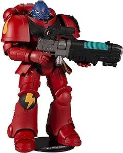 This Blood Angel Primaris Space Marine Hellblaster action figure is out of 