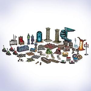 Archon Studio Dungeons & Lasers: Fantasy Customization Bits Unpainted and Unassembled - Tabletop & RPG Terrain Game Set for Dungeons & Lasers – 70 Pieces for Ages 14+, (ARCDNL0027)