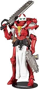 McFarlane Toys Warhammer 40,000 Adepta Sororitas Battle Sister (The Order of The Bloody Rose) 7" Action Figure