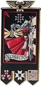 Starforged Space Marines Chapter Banner Collection Refrigerator Magnet Warhammer 40K-Black Templars