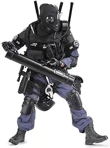 YEIBOBO ! Highly Detail Special Forces 12inch Action Figure SWAT Team (BREACHER)