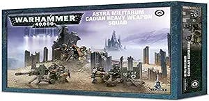 Games Workshop Warhammer 40,000 Astra Militarum Cadian Heavy Weapon Squad