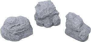 Rounded Rock Formations, 3D Printed Tabletop RPG Scenery and Wargame Terrain for 28mm Miniatures