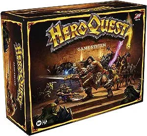 Avalon Hill HeroQuest Game System Tabletop Board Game, Immersive Fantasy Dungeon Crawler Adventure Game for Ages 14 and Up, 2-5 Players
