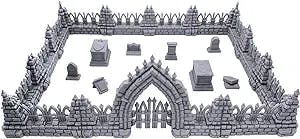 Cemetery Bundle by Terrain4Print, 3D Printed Tabletop RPG Scenery and Wargame Terrain for 28mm Miniatures