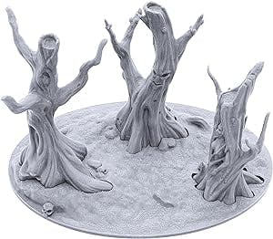 EnderToys Evil Trees by Makers Anvil, 3D Printed Tabletop RPG Scenery and Wargame Terrain for 28mm Miniatures