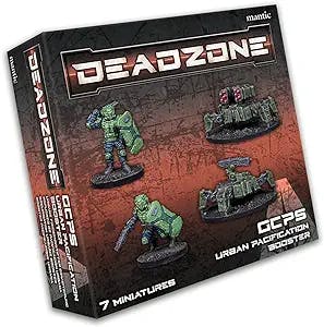 Mantic Games Deadzone GCPS Urban Pacification Booster, Unpainted, MGDZG104