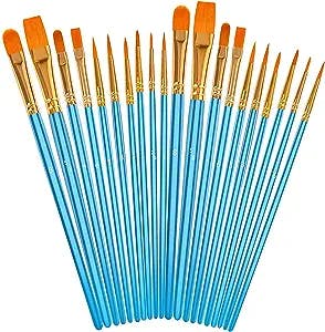 Brush up your art game with Soucolor Acrylic Paint Brushes Set!