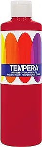 Pro Art Liquid Tempera Paint, 8 fl. oz. (237 ml), Red
