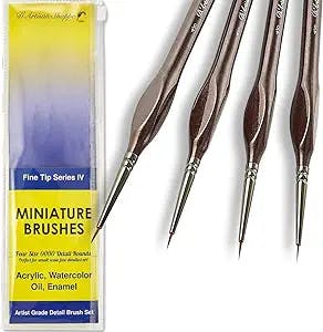 The Only Brush Set You Need for Your Miniature Painting - Micro Paint Brush