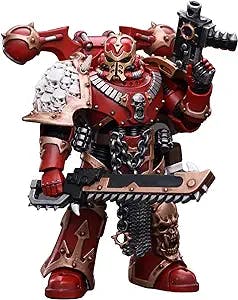JoyToy 1/18 Action Figure Warhammer 40,000 Chaos Space Marines Crimson Slaughter Brother Maganar…
