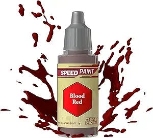 The Army Painter Blood Red Paint Speedpaint - Acrylic Craft Paint Non-Toxic Heavily Pigmented Water Based Paint for Tabletop Roleplaying, Boardgames, and Wargames Miniature Model Painting