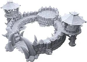 Orc Arena by Makers Anvil, 3D Printed Tabletop RPG Scenery and Wargame Terrain for 28mm Miniatures