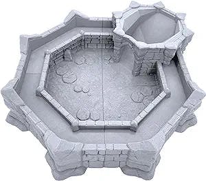 Dice Arena by Makers Anvil, 3D Printed Tabletop RPG Scenery and Wargame Terrain for 28mm Miniatures