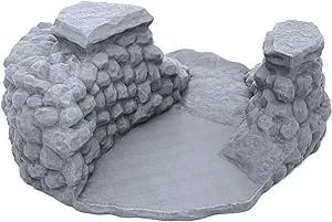 Rock Valley, 3D Printed Tabletop RPG Scenery and Wargame Terrain for 28mm Miniatures