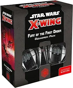 Star Wars X-Wing 2nd Edition Miniatures Game Fury of The First Order Expansion Pack | Strategy Game for Adults and Teens | Ages 14+ | 2 Players | Avg. Playtime 45 Mins. | Made by Fantasy Flight Games
