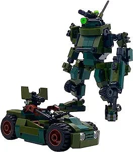 MyBuild Mecha Frame Ajax and Vehicle Car Set Armed Forces Building Toys Army Military Bricks Robot Mech Blocks Major Brands Compatible